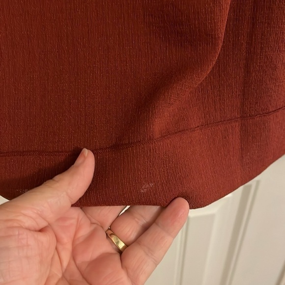 Coldwater Creek Women's L 14‎ Beaded Sequins Burgundy Sleeveless Tank Top Blind - Picture 12 of 15